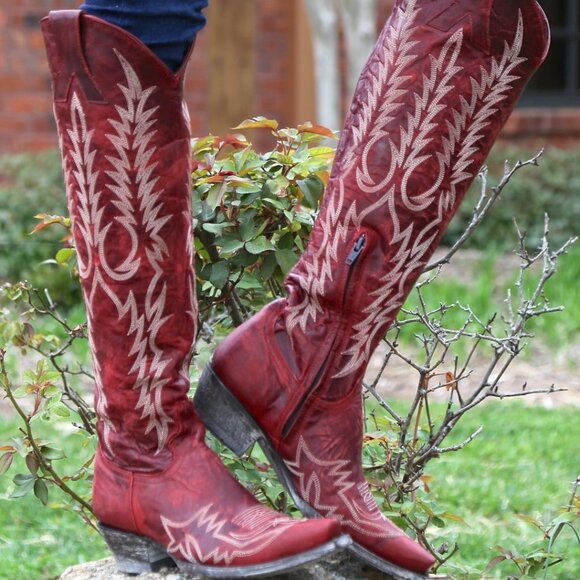 Old Gringo | Mayra Boots in Red - Size 8 - Picture 2 of 8
